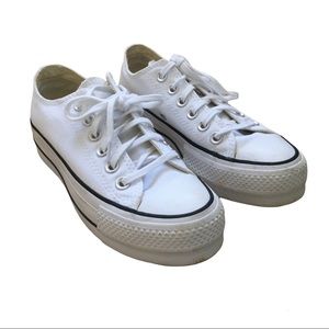 Platform White Lowtop Converse